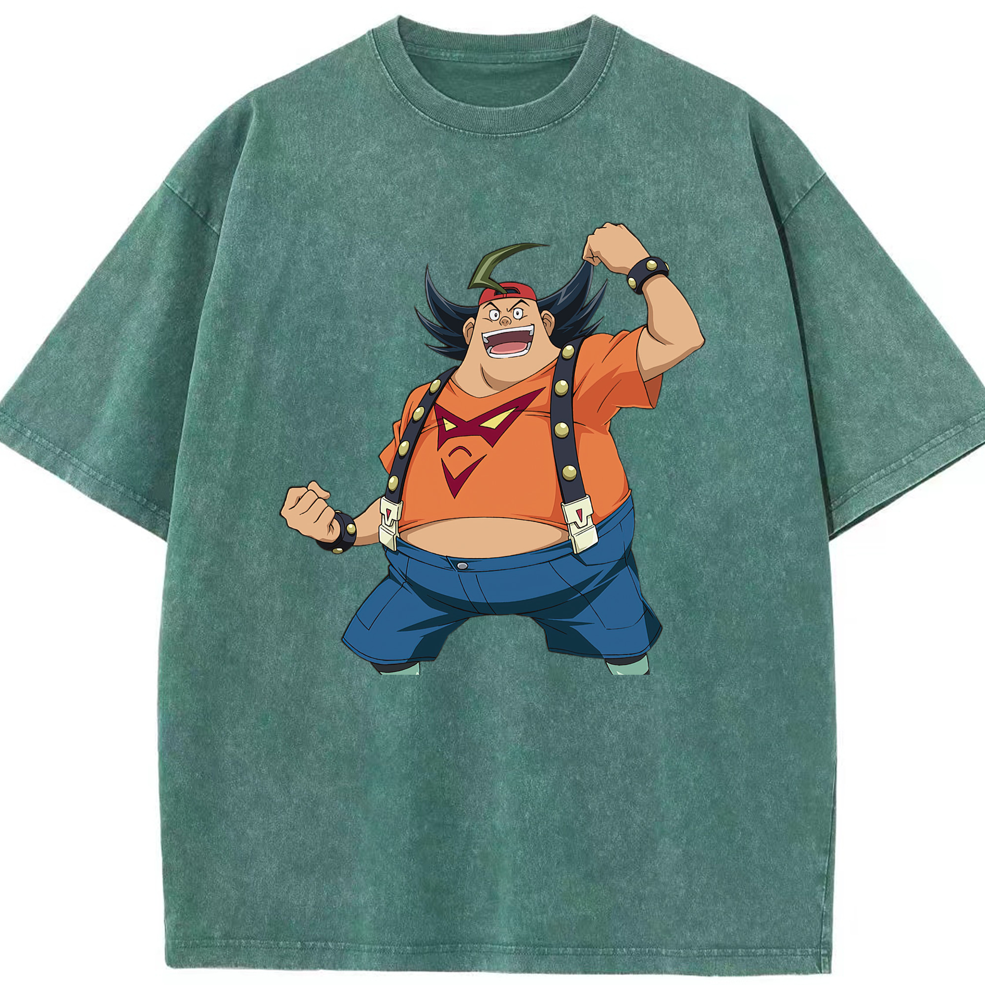 （画像用） 遊☆戯☆王 Yu-Gi-Oh! 綿100% ヴィンテージ風 半袖Tシャツ（フロントプリント）